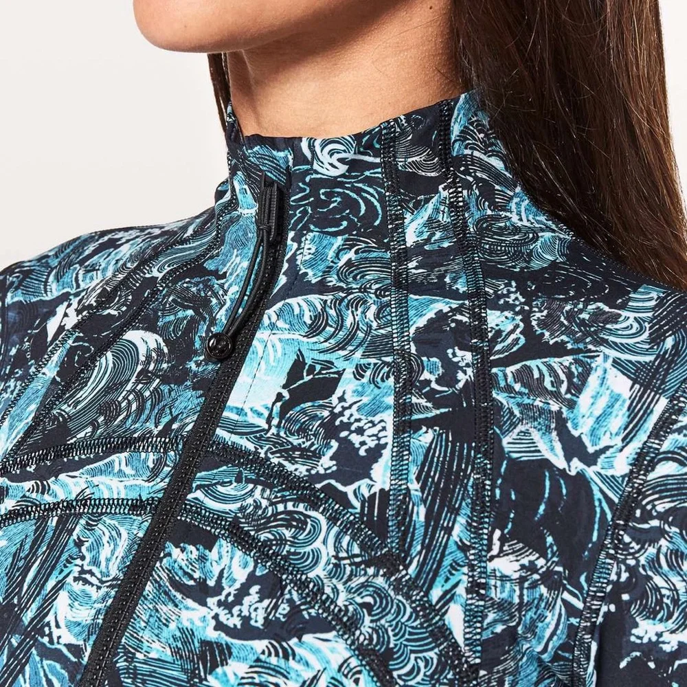 Lululemon Define Jacket *Nulux Eternal Wave Starlight Black, size 2